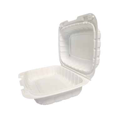 Eco 9x6 White Clamshell Containers